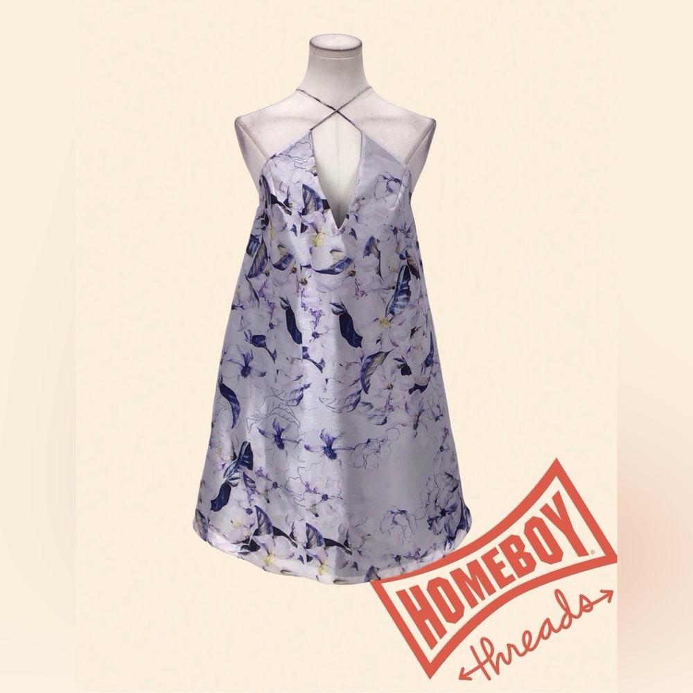 Blackhalo Floral Dress - Purple size 2
